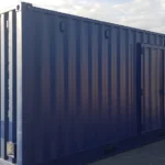 Container-BOX mit 20 Fuß offener Seite ausgestattet