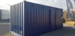 Container-BOX mit 20 Fuß offener Seite ausgestattet