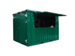 Containerbar 3 x 2 Meter Grün RAL 6005 – Bild 2