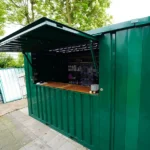 Containerbar 3 x 2 Meter Grün RAL 6005
