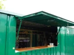 Containerbar 3 x 2 Meter Grün RAL 6005 – Bild 5