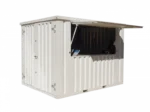Herausnehmbarer Behälterbar XL 3 × 2 Meter weißer RAL 9016 – Bild 2