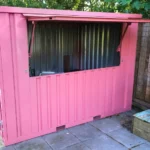 Faltbarer Stangenbehälter 3 x 2 METER XL Pink RAL 3014