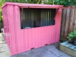 Faltbarer Stangenbehälter 3 x 2 Meter Pink RAL 3014