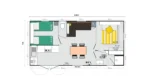 Mobilheim IRM RIVIERA Suite 2 Schlafzimmer – Bild 9